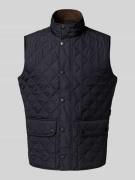 Barbour Regular Fit Steppweste mit Druckknöpfen Modell 'LOWERDALE GILE...