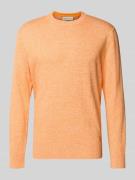 Tom Tailor Denim Regular Fit Strickpullover aus Baumwolle in Lachs Mel...