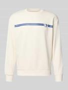 Tom Tailor Denim Regular Fit Sweatshirt aus Baumwoll-Mix in Offwhite, ...
