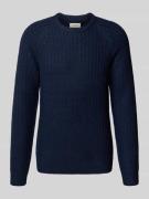 Blend Regular Fit Strickpullover mit Woll-Anteil Modell 'DEXTER' in Du...