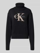 Calvin Klein Jeans Strickpullover mit Rollkragen Modell 'CHENILLE' in ...