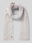 Tommy Hilfiger Schal aus reinem Kaschmir in Hellgrau, Größe 1