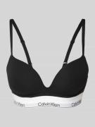 Calvin Klein Underwear Push-up-BH mit Label-Bund in Black, Größe 70C