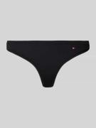 TOMMY HILFIGER String mit elastischem Bund in Black, Größe L