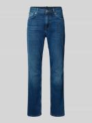 Tommy Hilfiger Straight Fit Jeans aus Baumwoll-Mix in Blau, Größe 33/3...