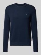 Tommy Jeans Regular Fit Strickpullover aus reiner Baumwolle in Marine,...
