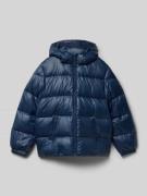 Tommy Hilfiger Teens Regular Fit Daunenjacke mit Steppnähten in Marine...
