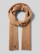 Polo Ralph Lauren Schal mit Label-Stitching in Camel, Größe 1