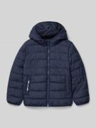 s.Oliver RED LABEL Regular Fit Steppjacke mit Kapuze in Marine, Größe ...