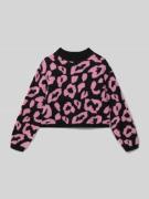 s.Oliver RED LABEL Loose Fit Strickpullover aus Baumwoll-Mix in Black,...