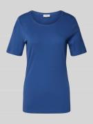 s.Oliver RED LABEL Regular Fit T-Shirt aus reiner Baumwolle in Blau, G...