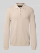 Marc O'Polo Regular Fit Strick-Shirt aus reiner Baumwolle in Hellgrau,...
