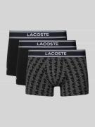 Lacoste Regular Fit Trunks aus Baumwoll-Mix in Black, Größe L