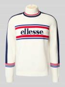 Ellesse Turtleneck-Pullover aus Viskose-Mix Modell 'PELLINI' in Offwhi...