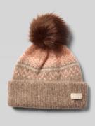 Barts Mütze mit Alpaka-Anteil Modell 'Woodstar' in Mittelbraun Mel, Gr...
