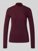 G-Star Raw Longsleeve mit Stehkragen in Bordeaux, Größe L
