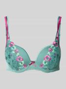 Marie Jo BH mit floralem Stitching Modell 'Lizelot' in Gruen, Größe 75...