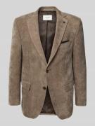 Carl Gross 2-Knopf-Sakko mit Reverskragen Modell 'Theo' in Camel, Größ...