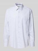 ETERNA Regular Fit Freizeithemd mit Brusttasche Modell 'Kent' in Bleu,...