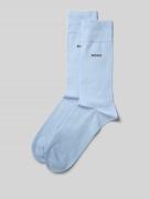 BOSS Socken aus Baumwoll-Mix im 2er-Pack in Hellblau, Größe 39-42