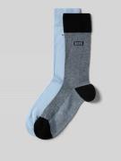 BOSS Strümpfe aus Baumwoll-Mix im 2er-Pack in Hellblau, Größe 39-42