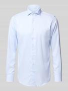 Profuomo Regular Fit Business-Hemd mit Knopfleiste in Bleu, Größe 38