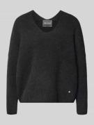 MOS MOSH Oversized Strickpullover mit gerippten Abschlüssen Modell 'TH...
