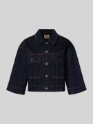 MOS MOSH Jeansjacke mit 3/4-Arm Modell 'Penn' in Dunkelblau, Größe S