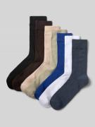 Jack & Jones Socken mit elastischem Rippenbündchen im 7er-Pack in Roya...