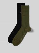 Tommy Hilfiger Strümpfe aus Baumwoll-Mix im 2er-Pack in Khaki, Größe 3...