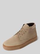 Marc O'Polo High Top Sneaker aus echtem Rindsleder in Beige, Größe 40