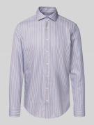 SEIDENSTICKER Slim Fit Business-Hemd mit Kentkragen in Sand, Größe 38