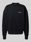 Pegador Oversized Sweatshirt mit Logo-Stitching in Black, Größe L