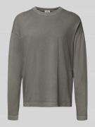 Drykorn Longsleeve mit Rundhalsausschnitt Modell 'MARRIO' in Stein, Gr...