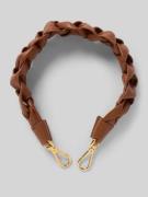 Coccinelle Anhänger in Flecht-Optik Modell 'Boheme' in Cognac, Größe 1