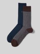 Tommy Hilfiger Strümpfe aus Baumwoll-Mix im 2er-Pack in Mittelbraun, G...