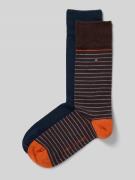 Tommy Hilfiger Socken aus Baumwoll-Mix im 2er-Pack in Mittelbraun, Grö...