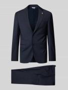 Manuel Ritz Anzug mit Reverskragen in Marine, Größe 50