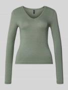 Vero Moda Regular Fit Langarmshirt aus Viskose-Mix Modell 'LAVA' in Sc...
