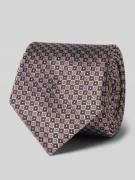 Prince Bowtie Seidenkrawatte mit Statement-Patch (7cm) in Mittelbraun,...