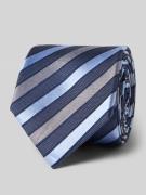 Prince Bowtie Seidenkrawatte mit Statement-Patch (7cm) in Silber, Größ...