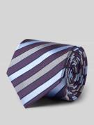 Prince Bowtie Seidenkrawatte mit Statement-Patch (7cm) in Flieder, Grö...