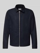 Tiger Of Sweden Jacke aus Woll-Mix mit Zweiwege-Reißverschluss in Dunk...