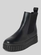 Tamaris Chelsea Boots aus echtem Leder in Black, Größe 39