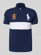 Polo Ralph Lauren Custom Slim Fit Poloshirt mit verdeckter Knopfleiste...