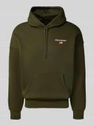 Polo Ralph Lauren Hoodie mit Label-Stitching in Oliv, Größe M