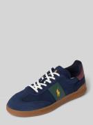 Polo Ralph Lauren Sneaker mit Logo-Stitching Modell 'Aera' in Marine, ...