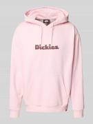 Dickies Hoodie mit Label-Print Modell 'SLAYDEN' in Hellrosa, Größe L
