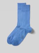 Falke Socken mit Label-Print in Aqua, Größe 39-42