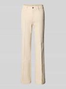 Mango Slim Fit Jeans mit Ziernähten Modell 'Amelia' in Offwhite, Größe...